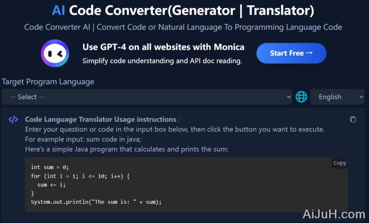 AI Code Converter AI Code Converter