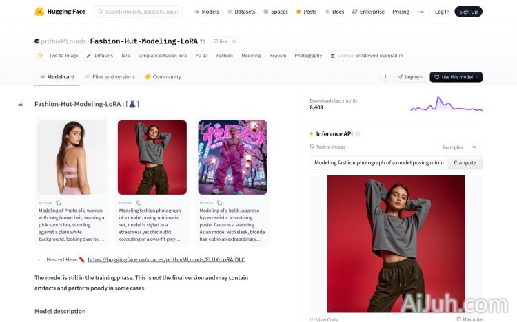 Fashion-Hut-Modeling-LoRA