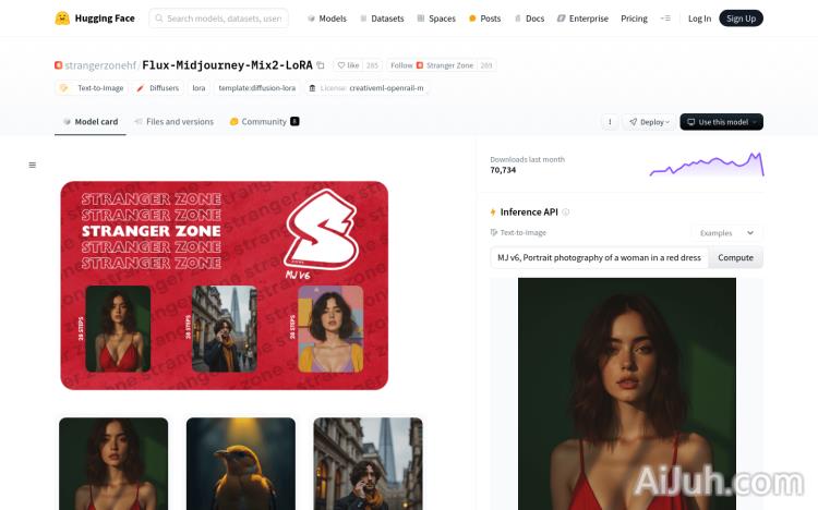 Flux-Midjourney-Mix2-LoRA