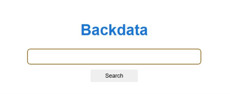 Backdata Search Engine Backdata Search Engine