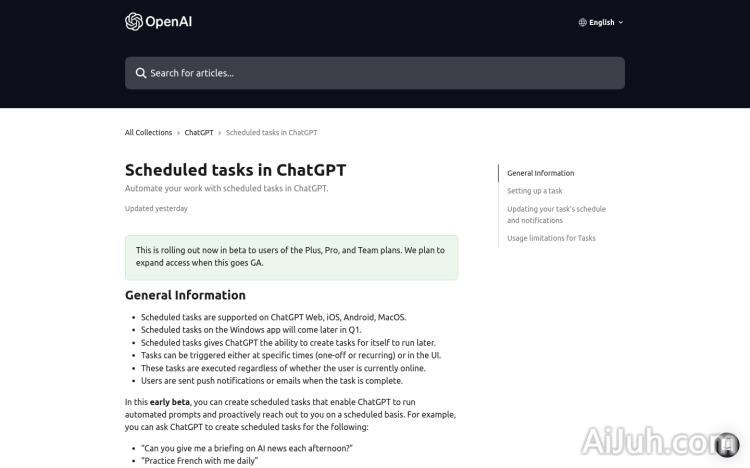 ChatGPT Task