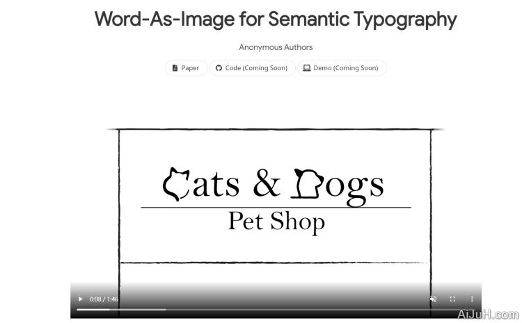 Word-As-Image Word-As-Image