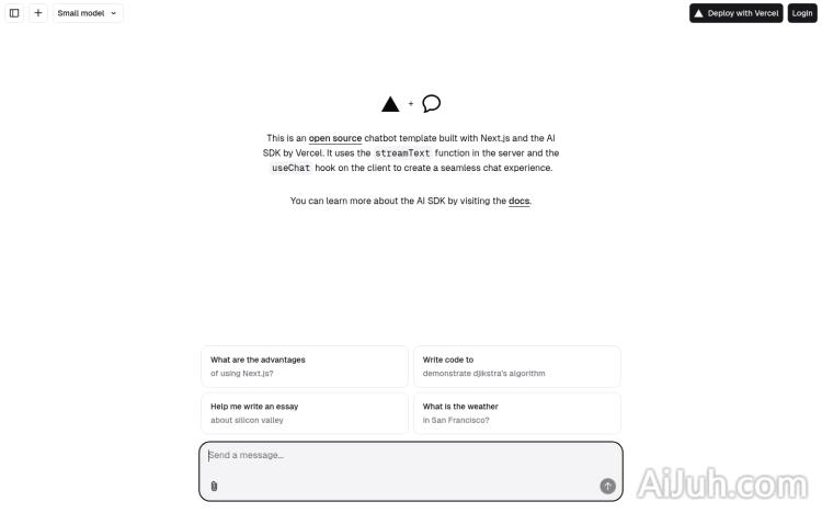 Next.js Chatbot Template