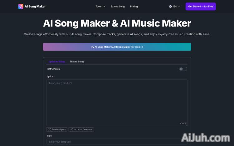 AI Song Maker