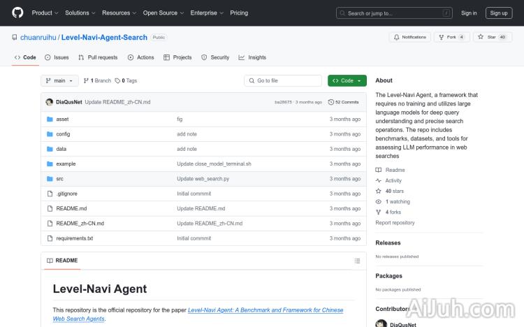 Level-Navi Agent-Search