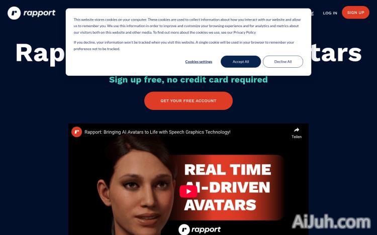 Rapport AI-Driven Avatars