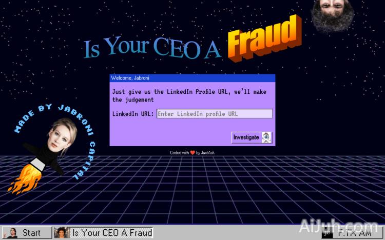 Is My Ceo A Fraud?