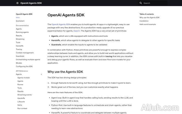 OpenAI Agents SDK