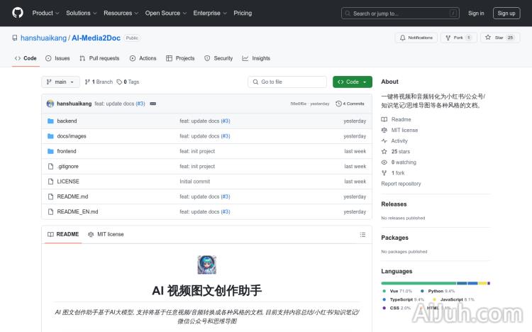 AI 视频图文创作助手