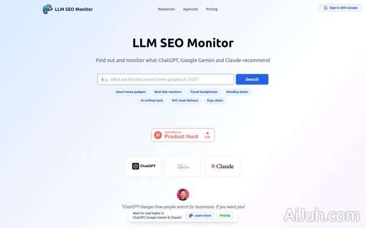 LLM SEO Monitor