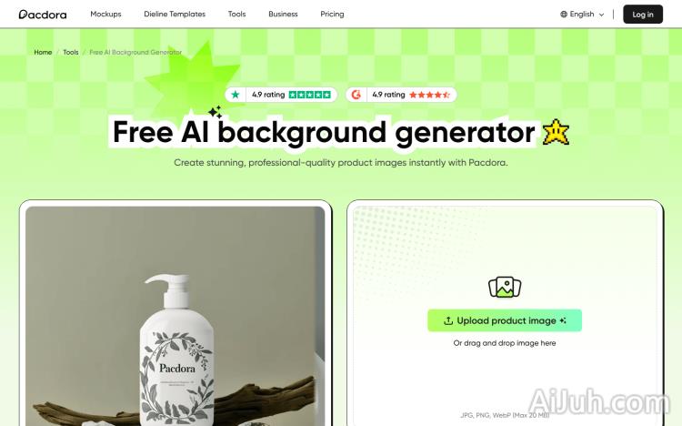 Pacdora AI Background Generator