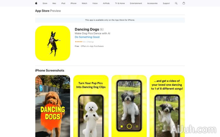 Dancing Dogs app