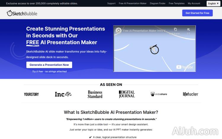 SketchBubble AI Presentation Maker