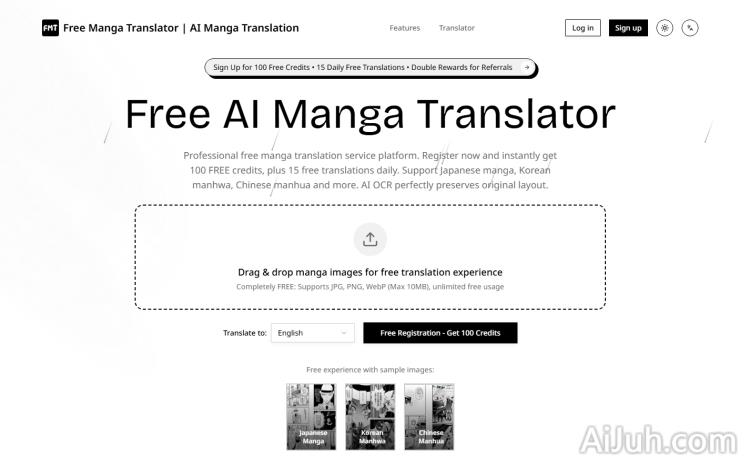 Free AI Manga Translator