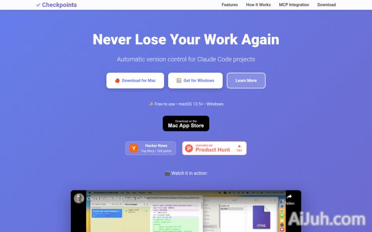 Never lose your work again