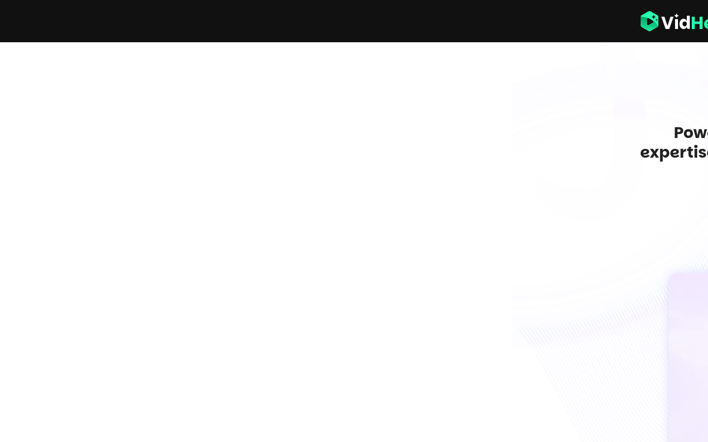 VidHex AI Video Enhancer