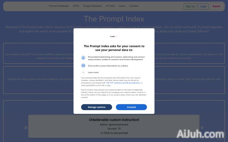 The Prompt Index