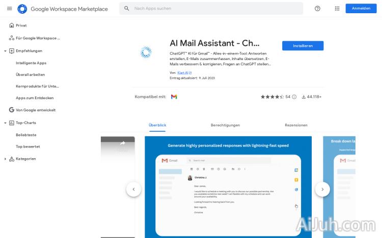 AI Mail Assistant - ChatGPT™ for Gmail™