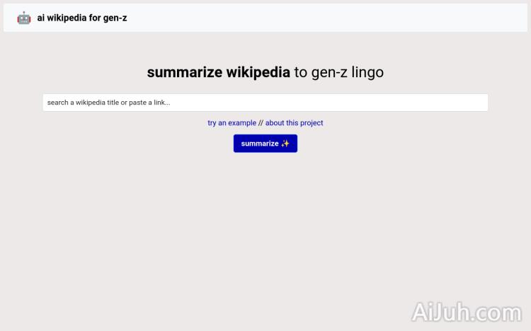 Wikipedia Summarizer