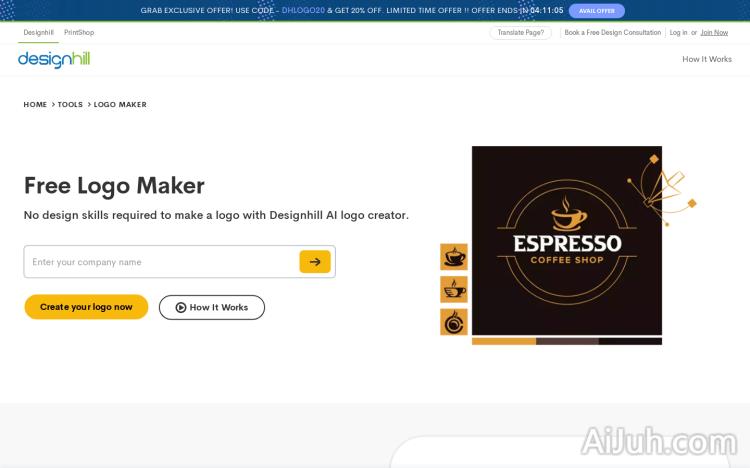Designhill Logo Maker