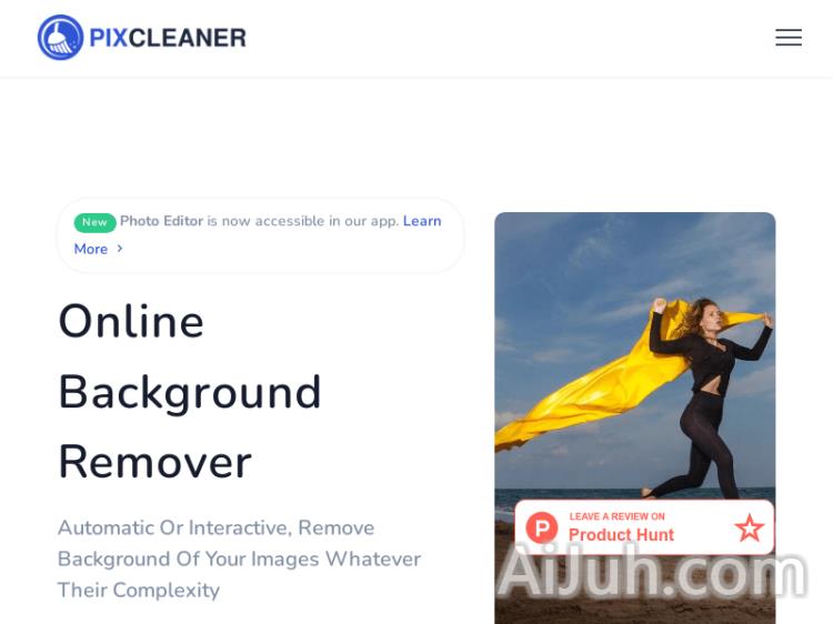 Pixcleaner remove background