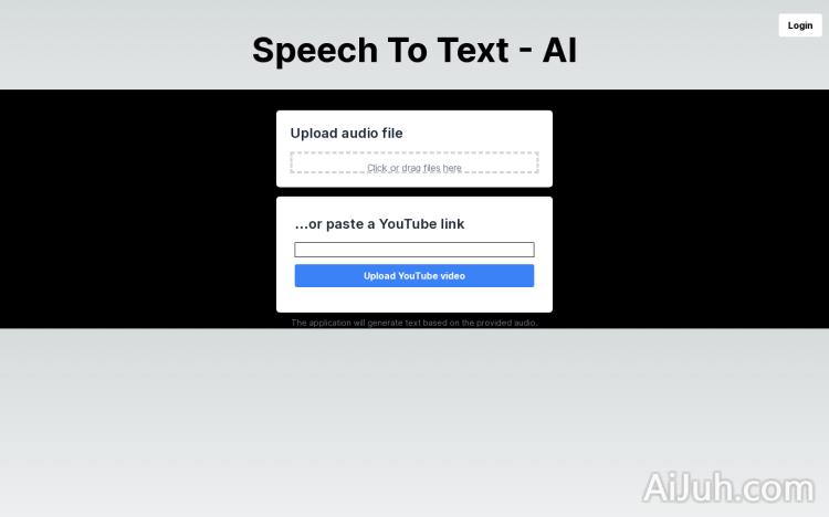 Speech To Text AI