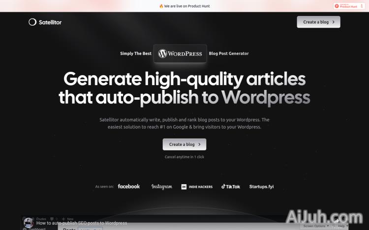 Satellitor for WordPress