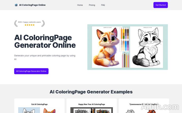 AI ColoringPage Online