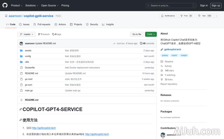 copilot-gpt4-service