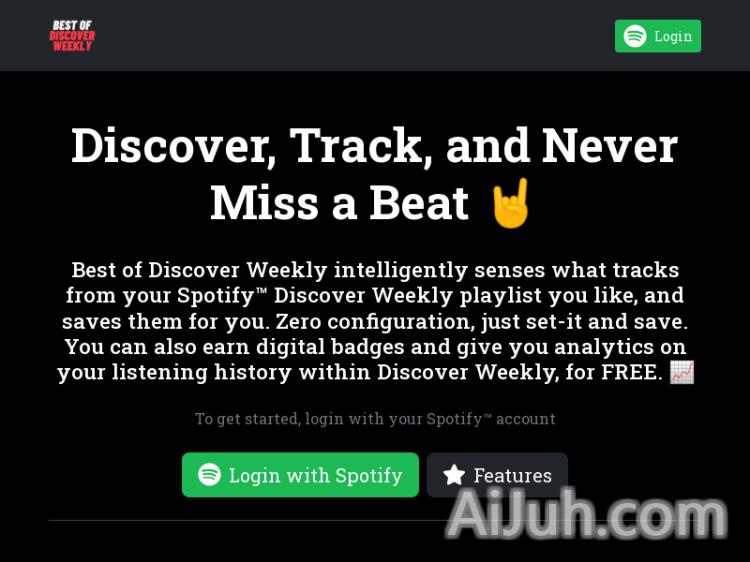 Auto-save your favs from Discover Weekly