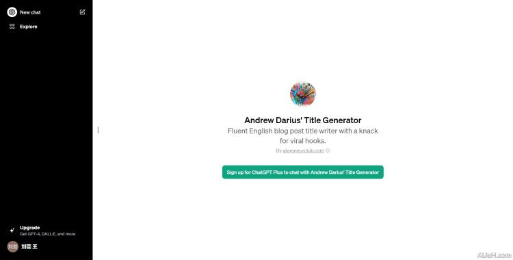 Andrew Darius’ Title Generator