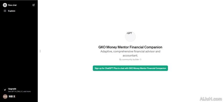 GKO Money Mentor Financial Companion
