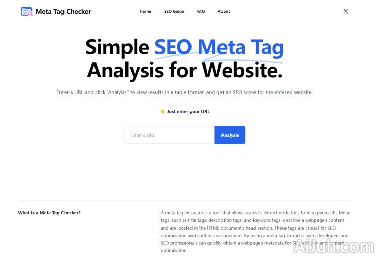 Meta Tag Checker