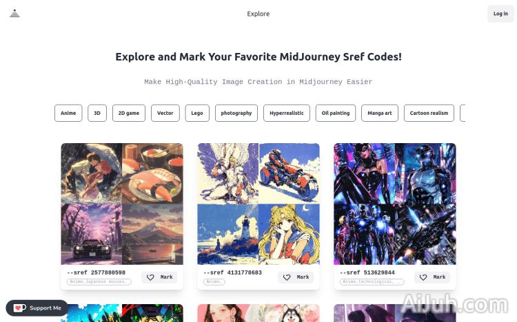 MidJourney Sref Codes Library