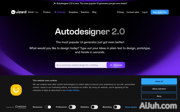 Uizard Autodesigner 2.0