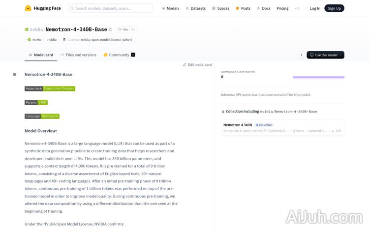 Nemotron-4-340B-Base