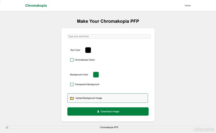 Chromakopia Font Profile Picture Generator