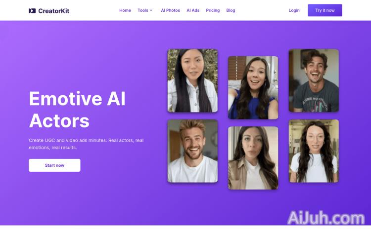 Emotive AI Actors by CreatorKit