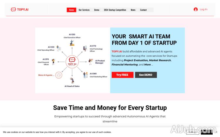 Startup AI Hub by TOPY.AI