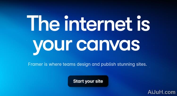 Framer-成功从网站开始