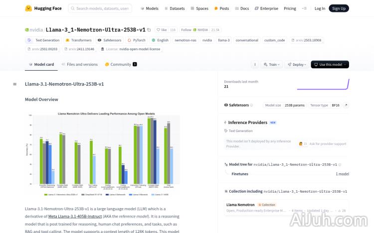 Llama 3.1 Nemotron Ultra 253B