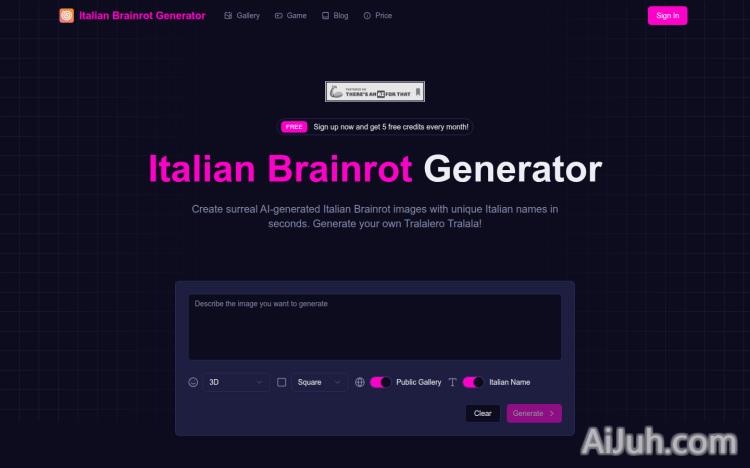Italian Brainrot Generator